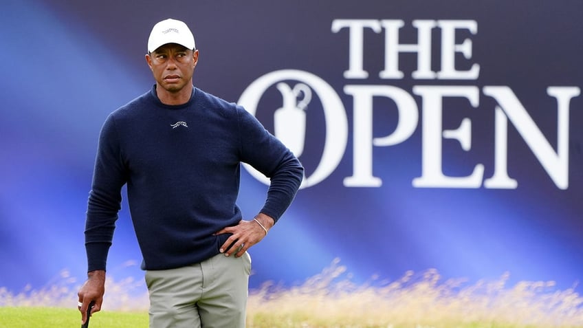 Tiger Woods at the Open