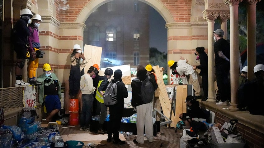 Protesters at UCLA