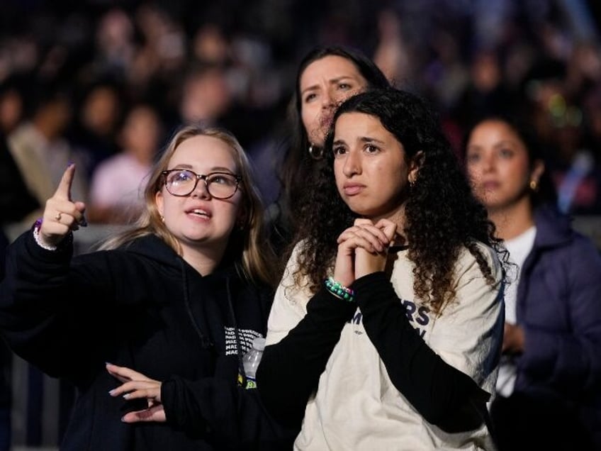 Kamala Harris supporters upset at election results