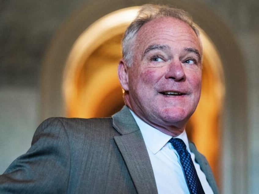 UNITED STATES - MAY 21: Sen. Tim Kaine, D-Va., is seen in the U.S. Capitol on Tuesday, May