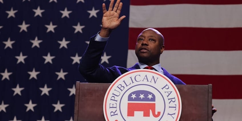 tim scott becomes fourth gop presidential candidate to sign rncs beat biden pledge