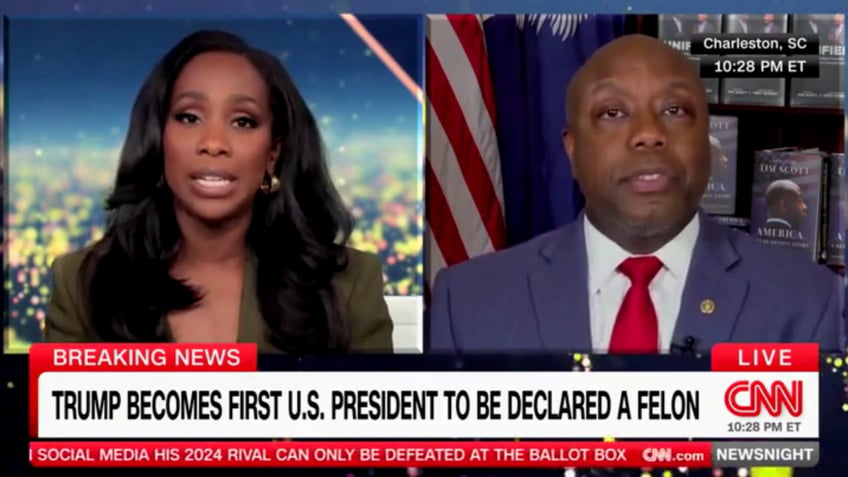 Abby Phillip and Tim Scott on CNN