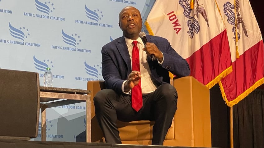 tim scott explains why move to go all in in iowa will translate into votes message is resonating