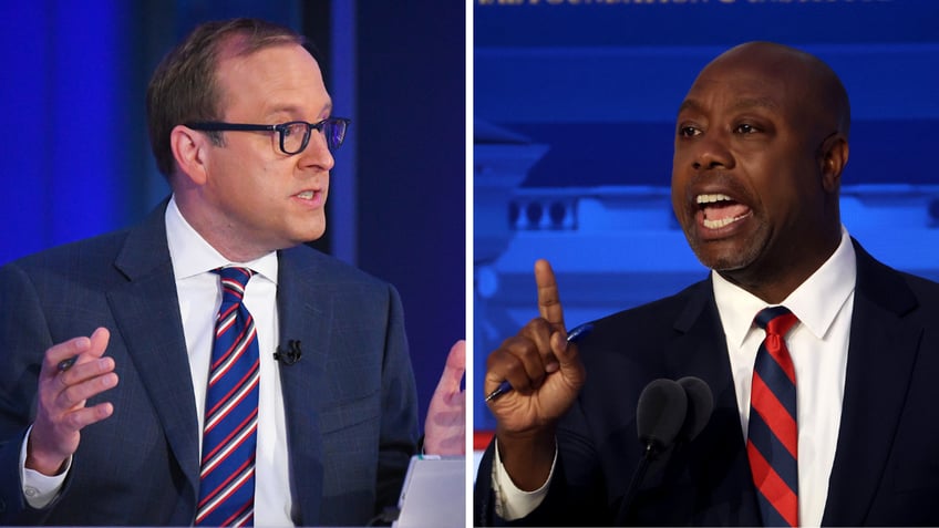 tim scott feuds with abc news host defends comments about biden being complicit in hamas terror attacks