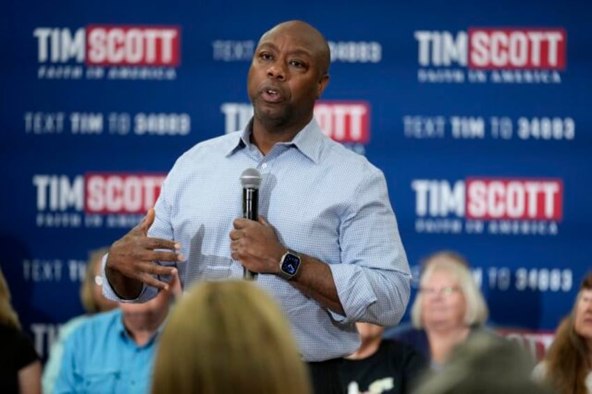 tim scott is the top black republican in the gop presidential primary heres how he discusses race