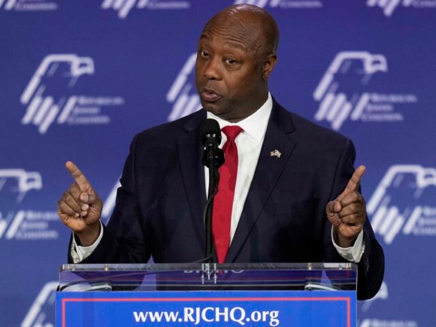 tim scott to republican jewish coalition cut out the rot of antisemitism on campus