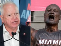 Tim Walz calls new viral Dwyane Wade statue 'horrific'