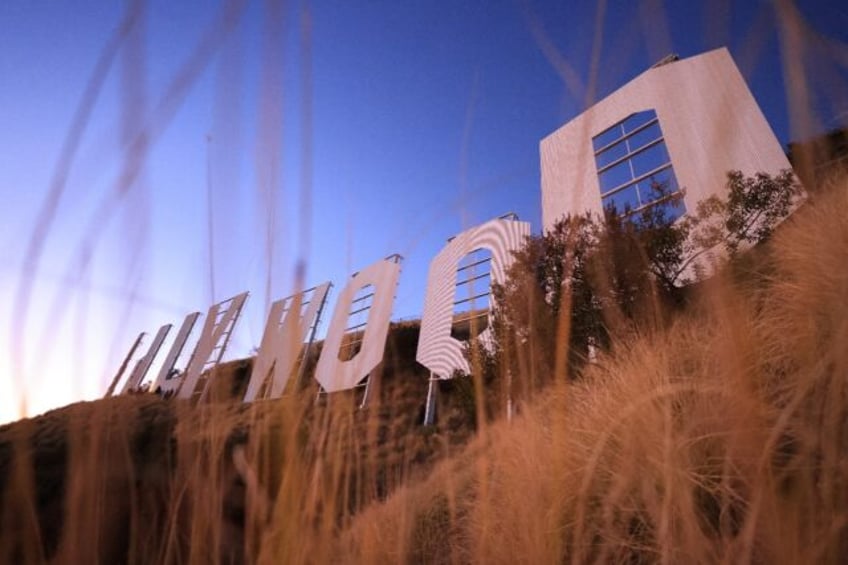 time of the sign hollywood landmark hits 100