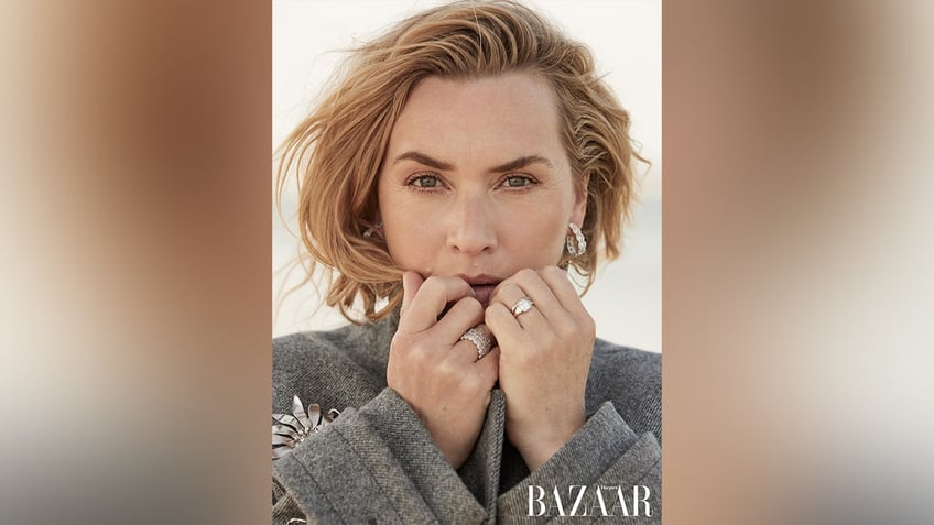 Kate Winslet on the cover of Harper's Bazaar