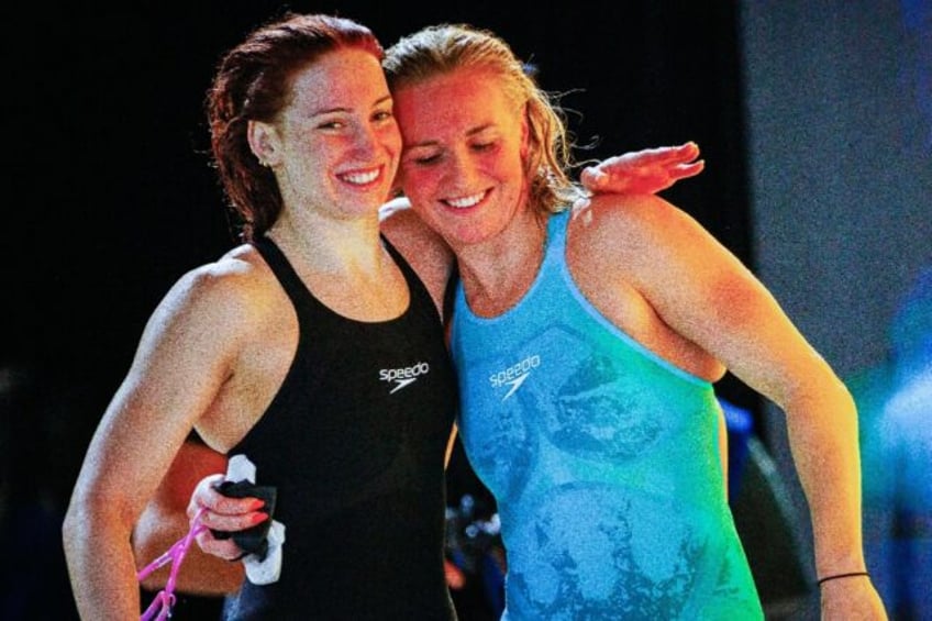 Australia's Ariarne Titmus (R) and compatriot Mollie O’Callaghan are among the star name