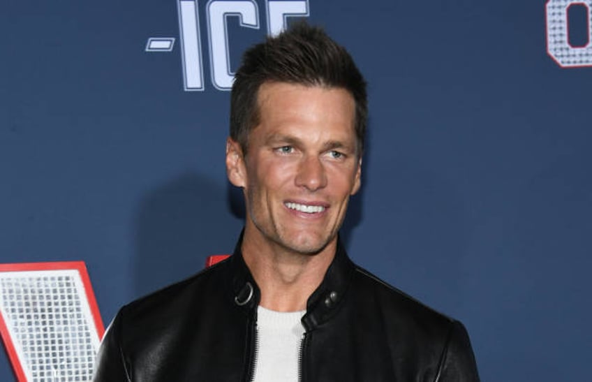 Tom Brady attends Los Angeles Premiere Screening Of Paramount Pictures' "80 For Brady" at Regency Village Theatre on January 31, 2023 in Los Angeles,...