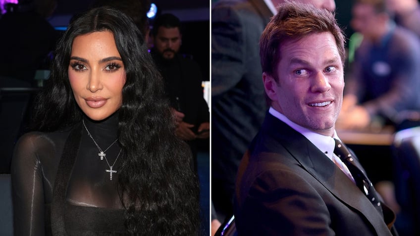 tom brady kim kardashian sparked bidding war over painting at star studded benefit