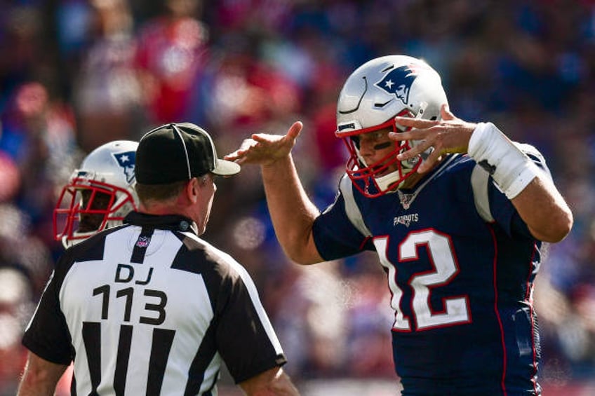 tom brady laments too many penalties more like flag football now