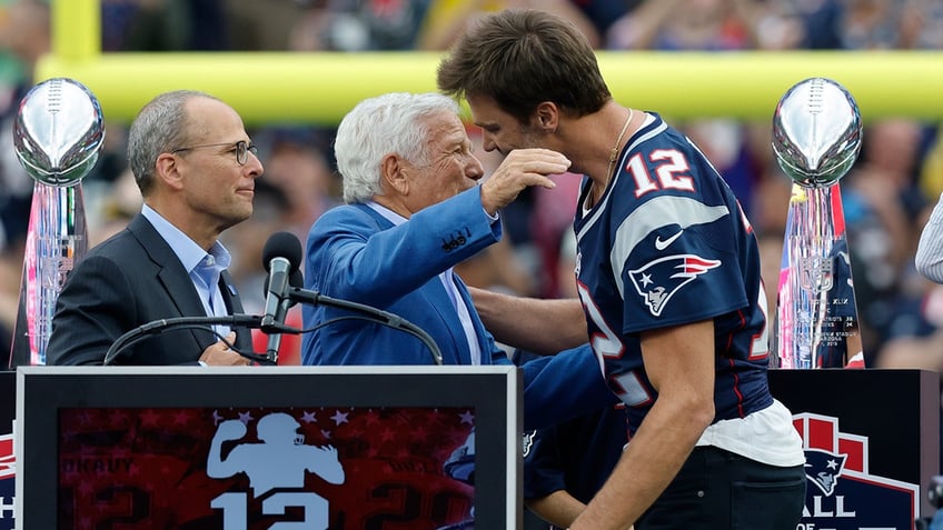 tom brady makes gillette stadium return after retirement i am a patriot for life