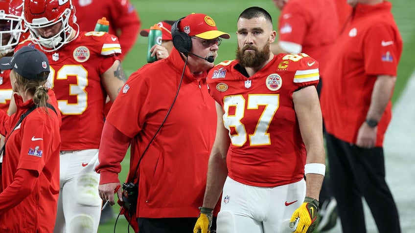 Travis Kelce and Andy Reid