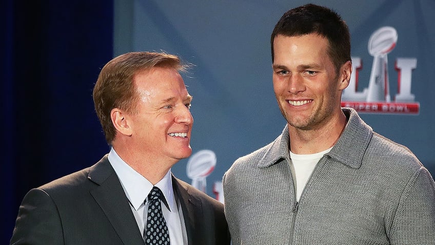 Tom Brady and Roger Goodell