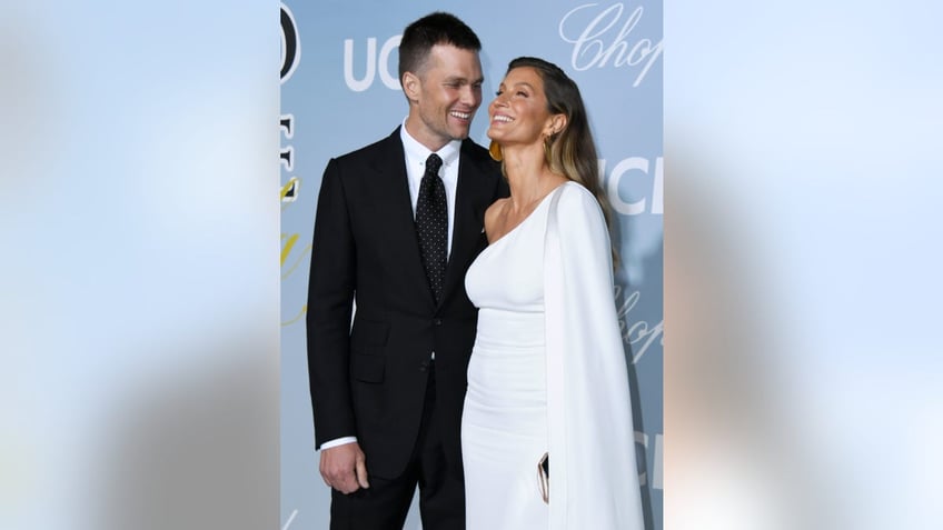 Gisele Bündchen and Tom Brady at a Hollywood event