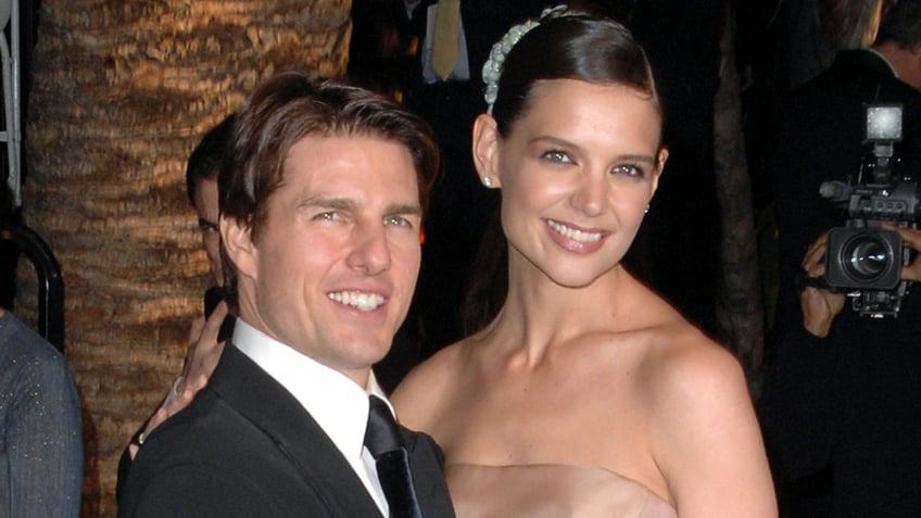 Tom Cruise and Katy Holmes on the red carpet