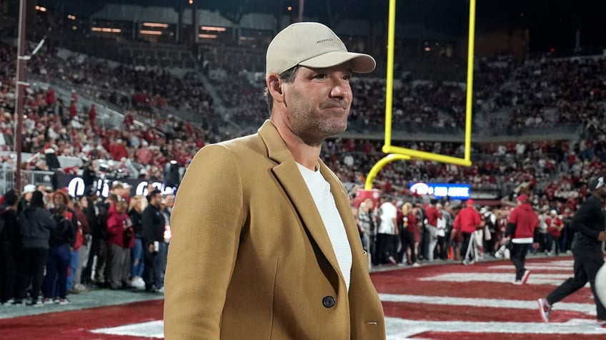 Tony Romo at an OU game