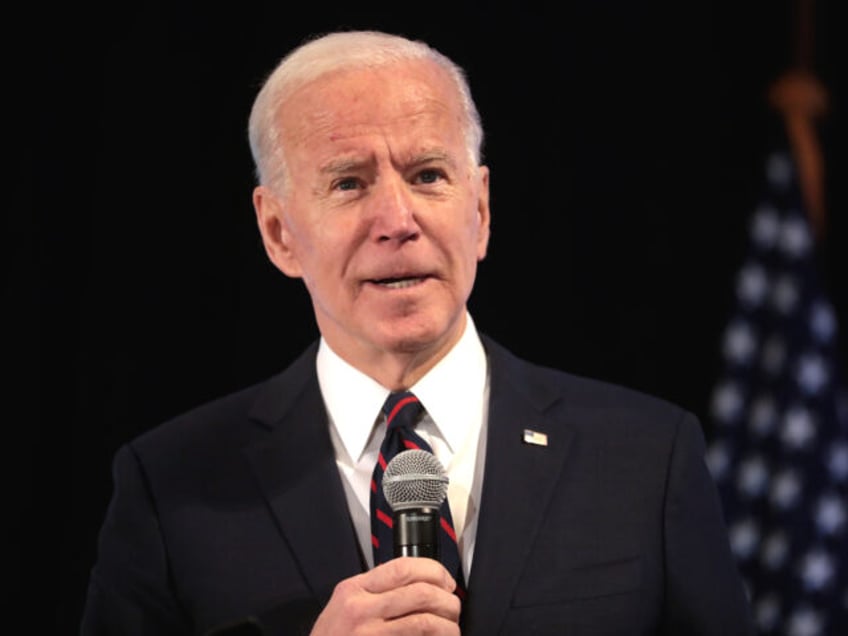 Former Vice President of the United States Joe Biden speaking with attendees at the 2020 I