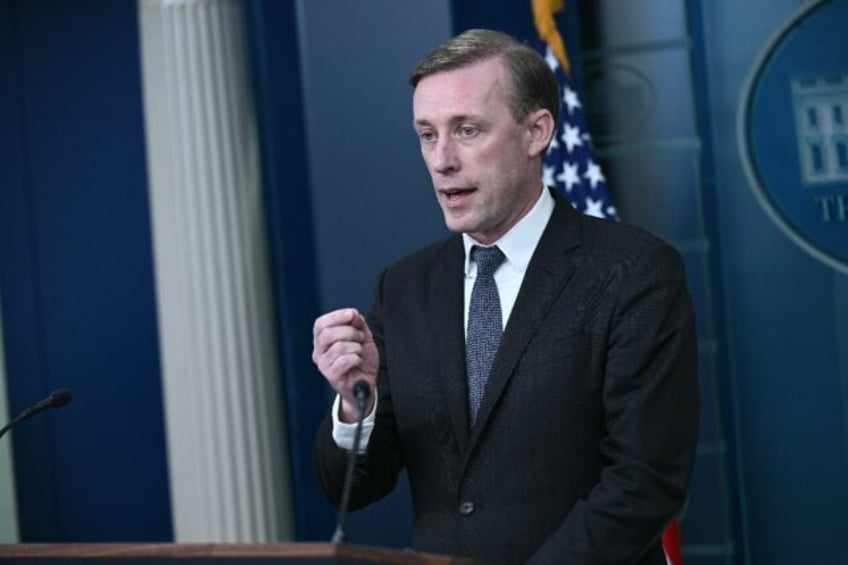 US National Security Advisor Jake Sullivan speaks at the White House on August 1, 2024