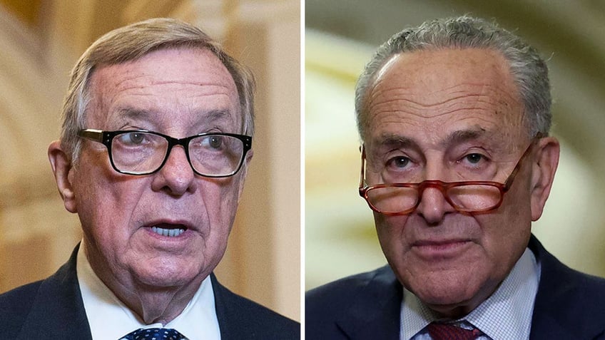 top democrat breaks with schumer on senate dress code