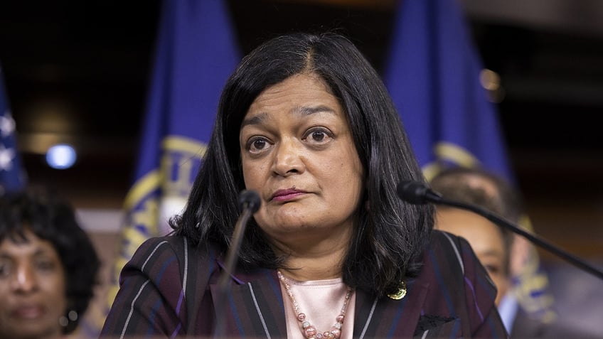 top progressive jayapal slammed by fellow house dems for downplaying hamas rape accusations