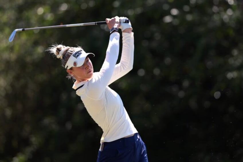 Defending champion and world number one Nelly Korda of the United States fired a 68 to gra