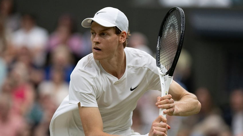 Jannik Sinner in Wimbledon