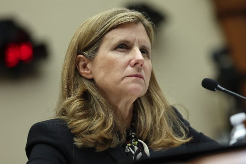 Liz Magill, who has stepped down as president of the University of Pennsylvania, testifies before a congressional committee on December 05, 2023