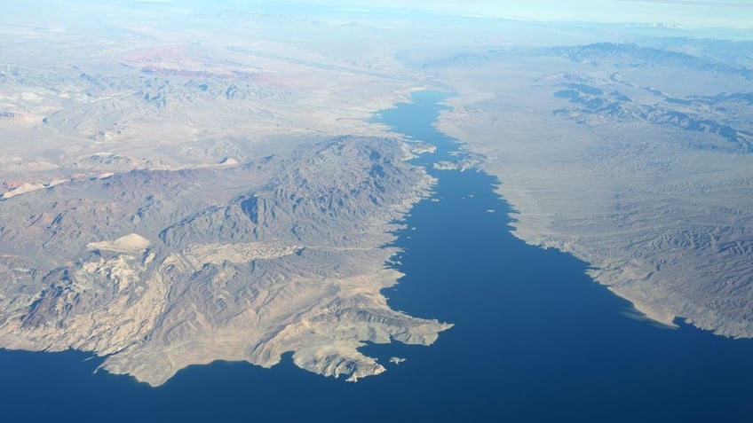 Aerial view of Lake Mead