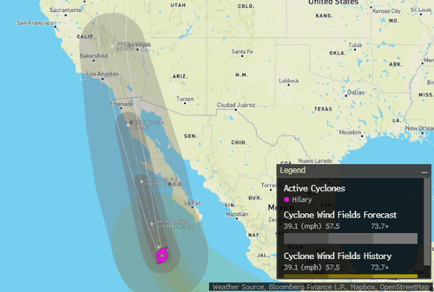 towns could get cut off hurricane hilary threatening catastrophic flooding across california