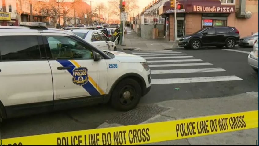 Philadelphia police vehicle