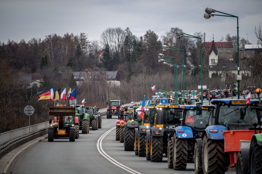 tractor protests farmers from ten countries join forces to push back against eu green tyranny