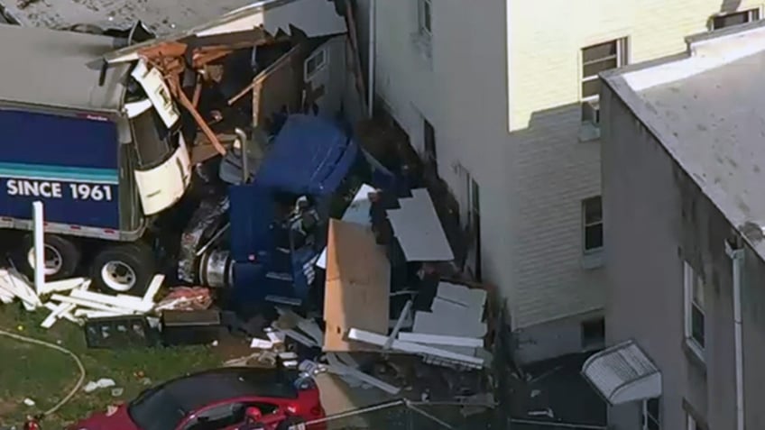 Tractor trailer crash