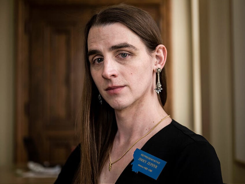 FILE - Montana state Rep. Zooey Zephyr poses for a photo at the state capitol in Helena, M