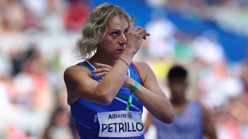 Valentina Petrillo readies for race