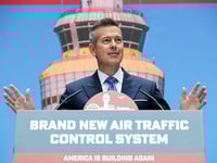 Transportation Secretary Sean Duffy Unveils Plans for a ‘State-of-the-Art Air Traffic Control System’