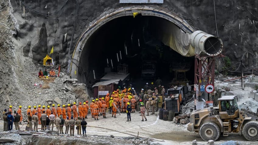 trapped indian tunnel workers on verge of dramatic rescue