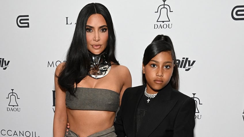 Kim Kardashian with daughter North