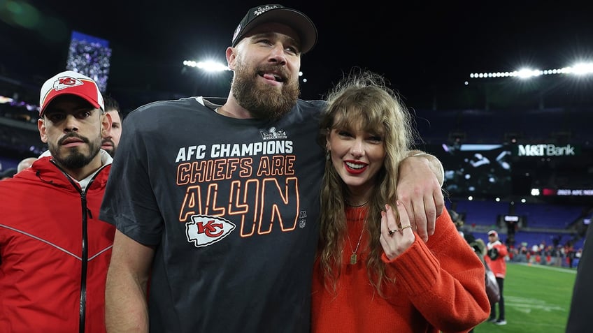 Taylor Swift and Travis Kelce