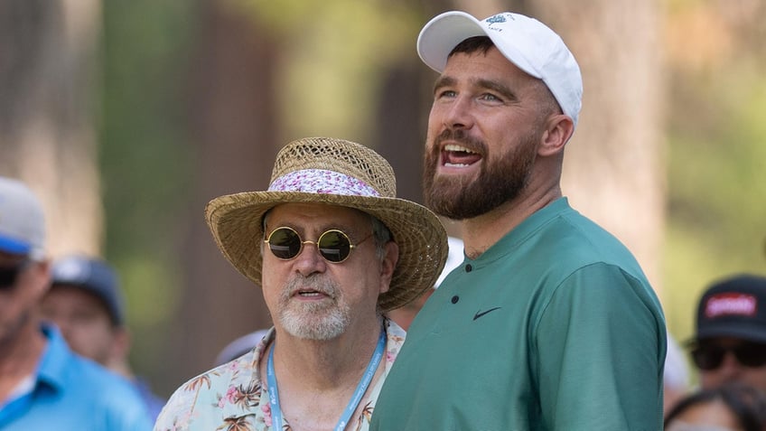 Ed Kelce and Travis Kelce