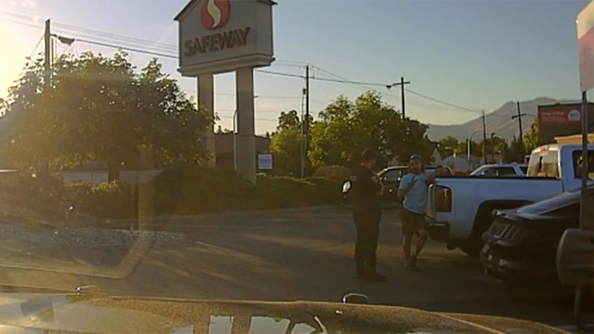 Dash camera footage of Travis Decker