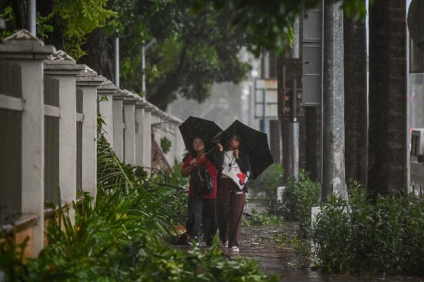 Tropical Storm Yagi slammed into the main island of Luzon after brushing past the Bicol re