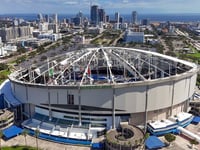 Tropicana roof repairs could be complete by Rays' 2026 season, MLB team will need temporary home for 2025