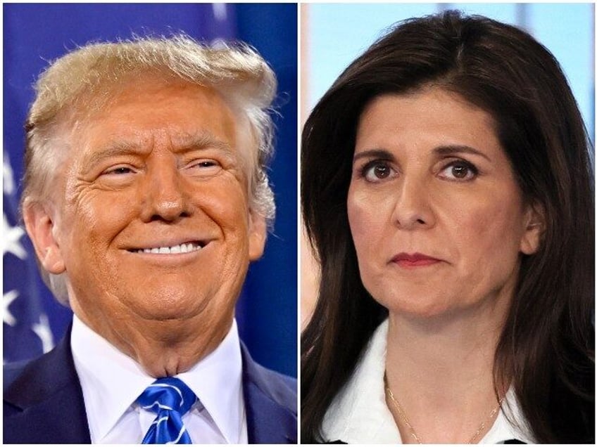 Donald Trump and Nikki Haley