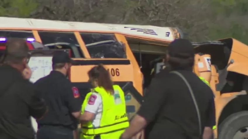 Texas school bus crash