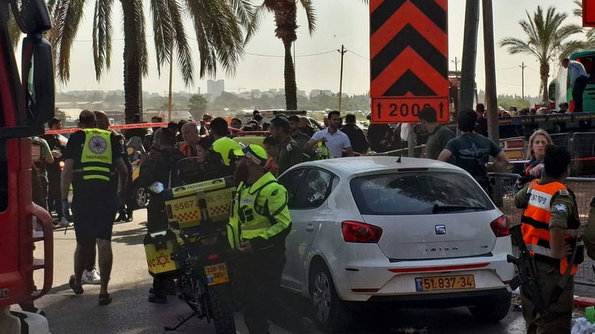 Israeli authorities response to truck ramming