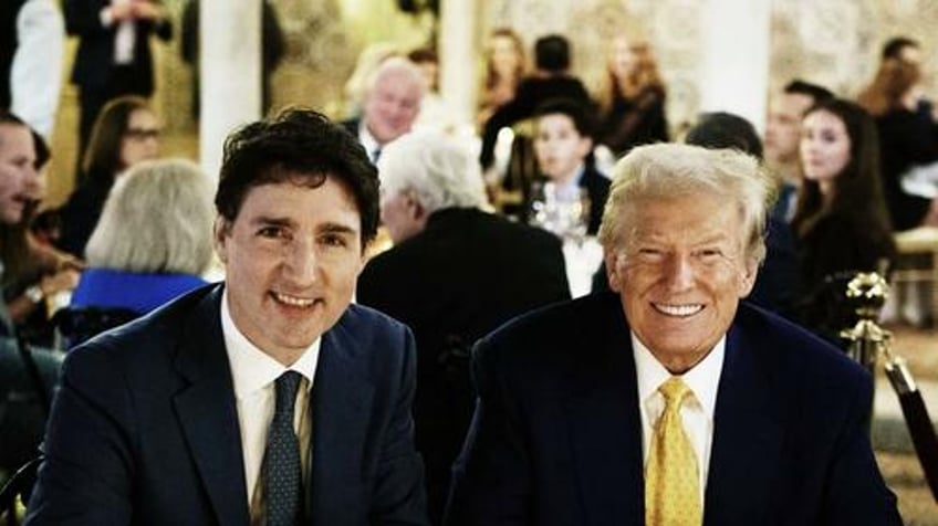 trudeau bends the knee to trump at mar a lago after tariff pledge