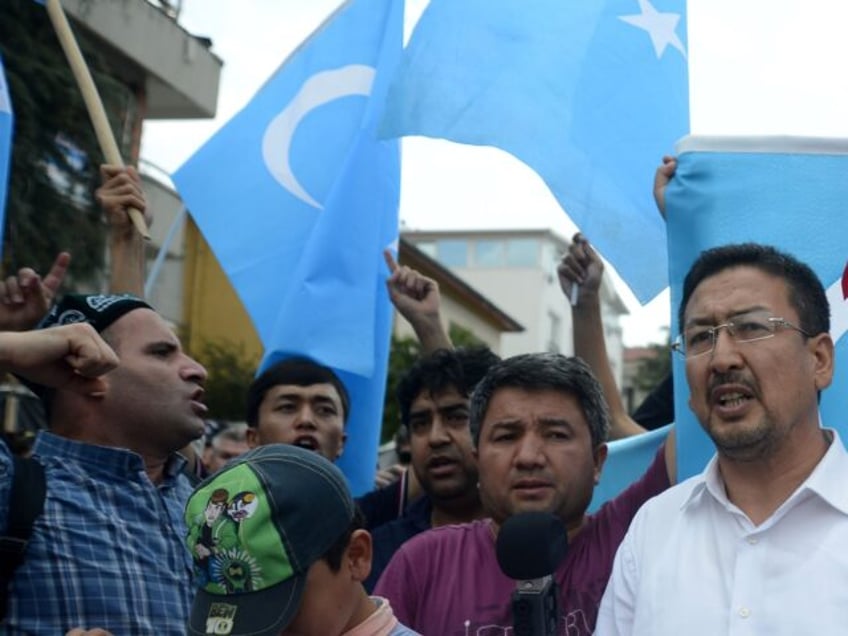 ANKARA, TURKEY - JULY 9: Seyit Tumturk, the vice president of the World Uyghur Congress, d